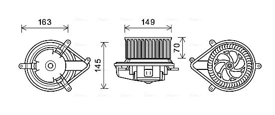 AVA QUALITY COOLING Salona ventilators RT8512